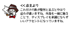 店主より